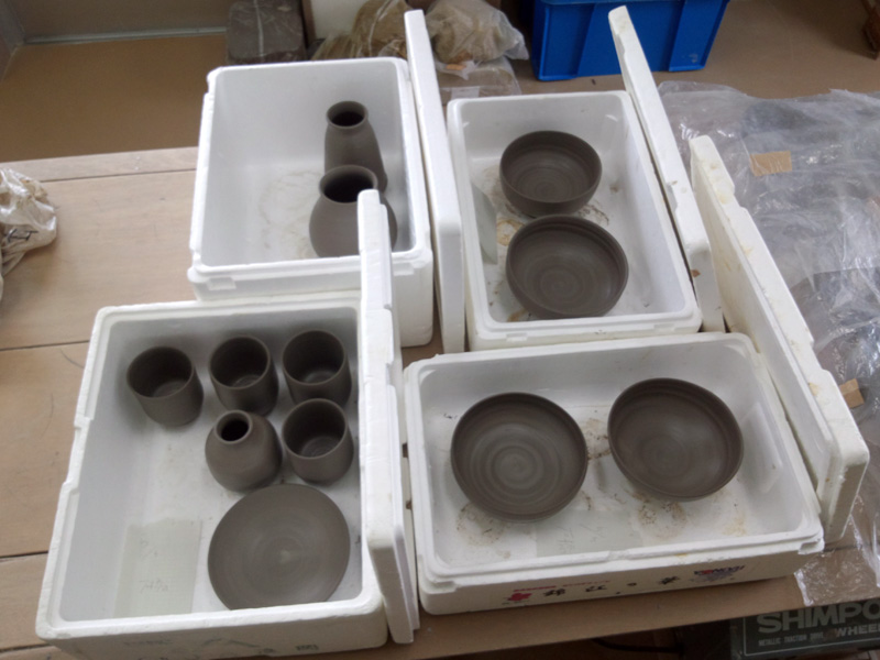 発泡スチロールで保管